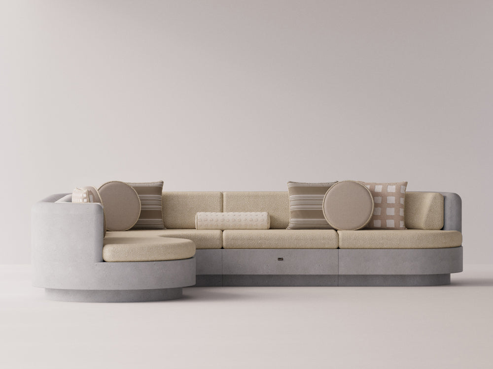 Angelia Sol L Koltuk Beige Bliss