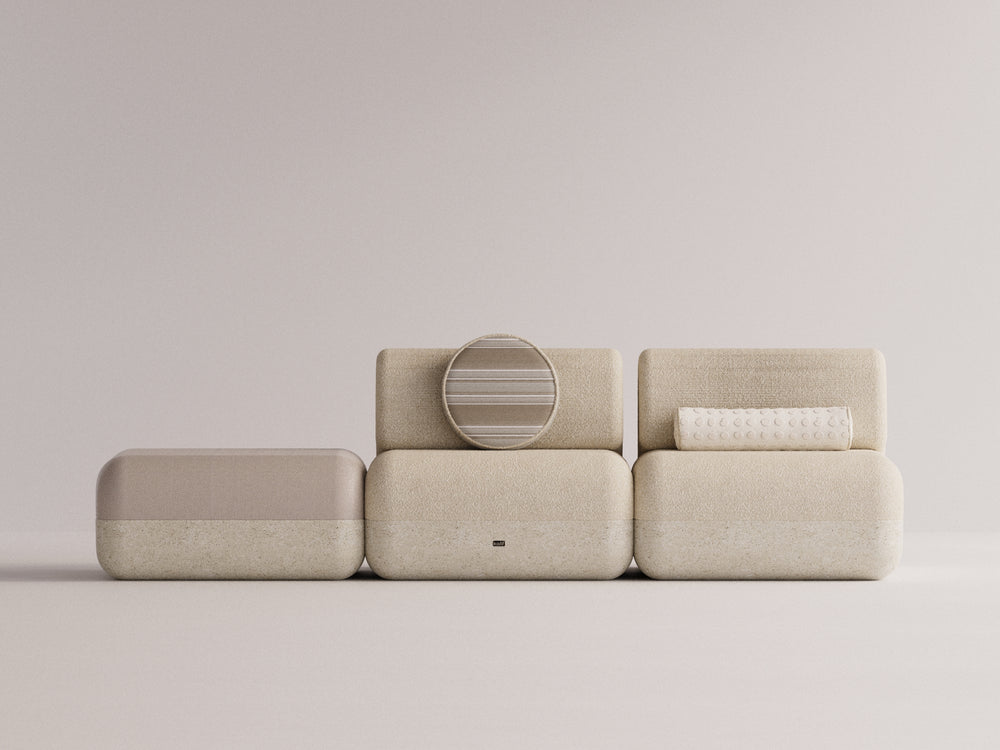 Elektra Üçlü Beige Bliss