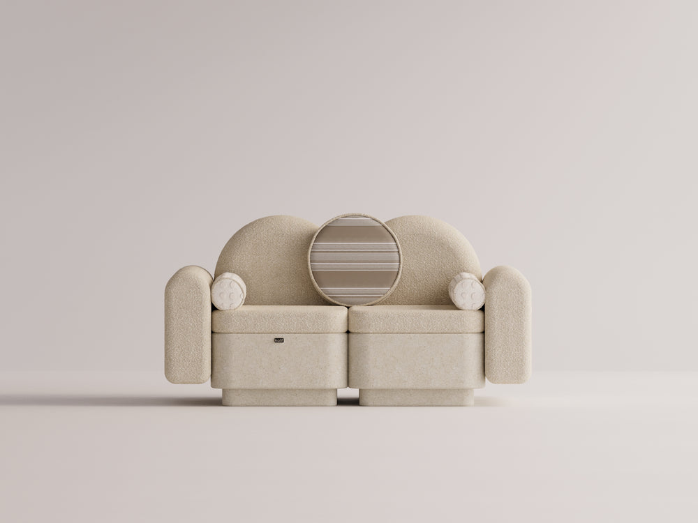 Reo İkili Beige Bliss
